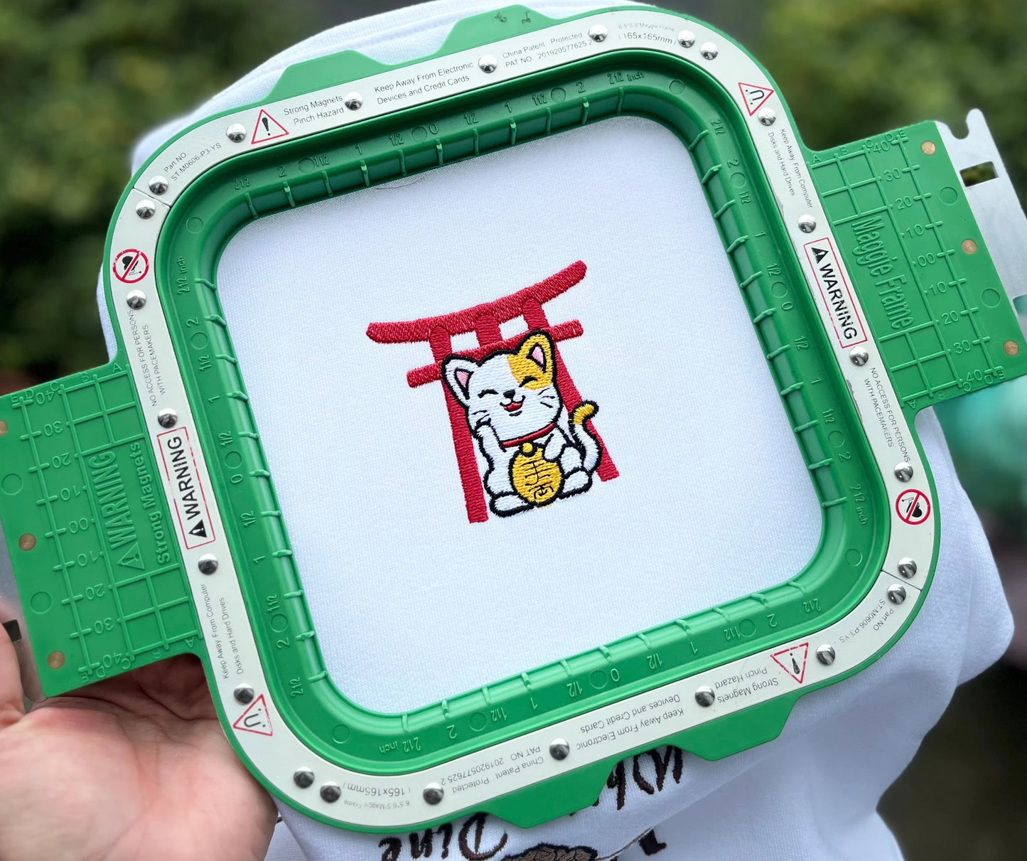 JAPAN cat lucky embroidery design ,cat sweatshirrt,cute animal,embroidery machine,digial dowload,cat digital dowload