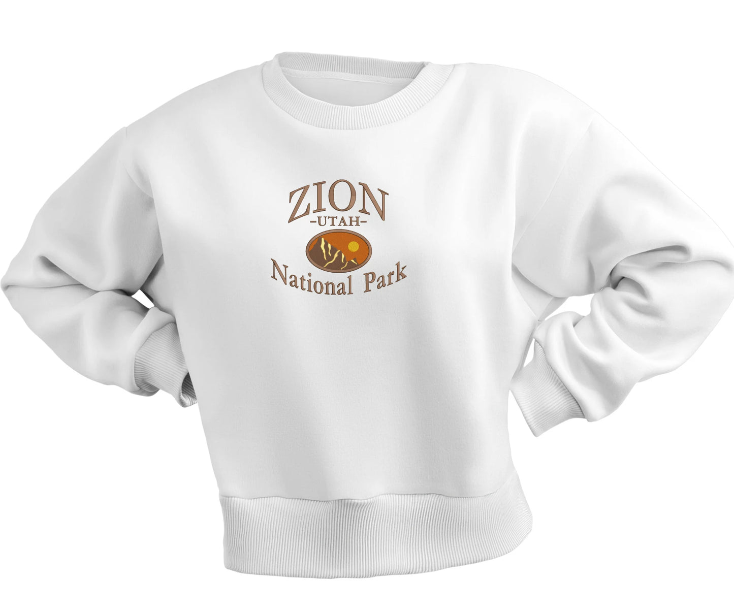 ZION national park embroidery machine UTAH USA state embroidery