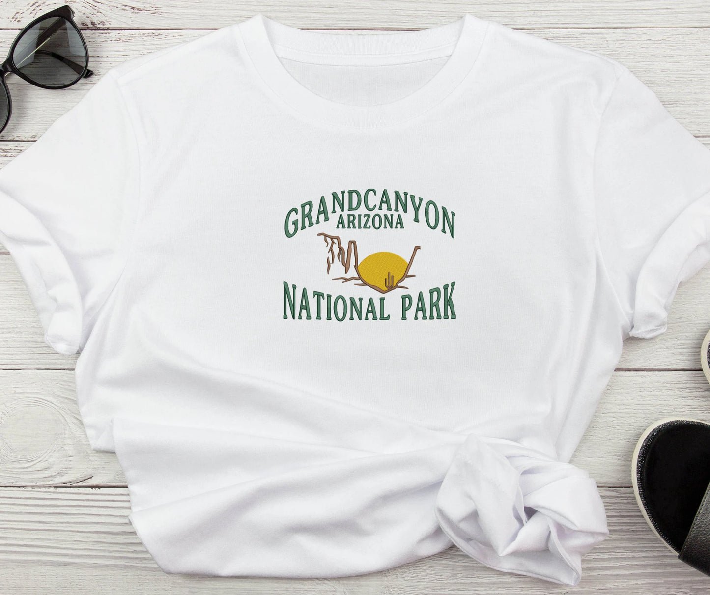 Grand Canyon national park arizona embroidery machine design state embroidery