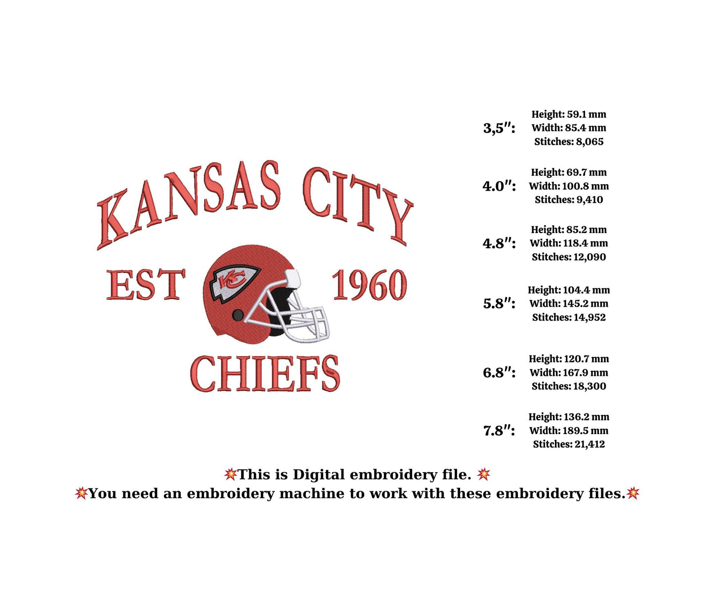 Baseball game day embroidery kansas city machine embroidery file kansas city Team Embroidery Design,Game Day Apparel, 4 inch hoop
