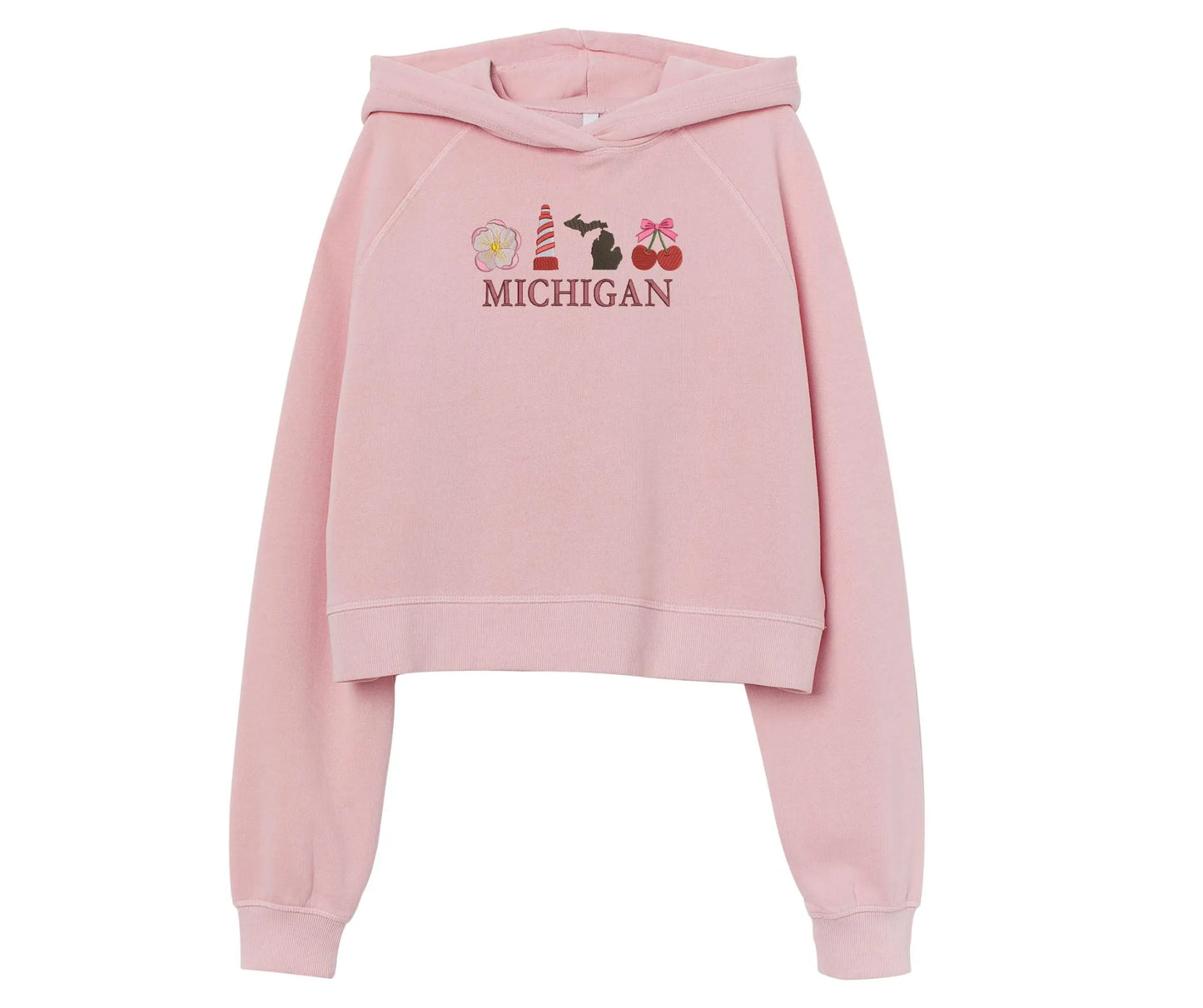 MICHIGAN State Lighthouse apple blossom embroidery design cherry blossom Michigan embroidery state 4inch hoop