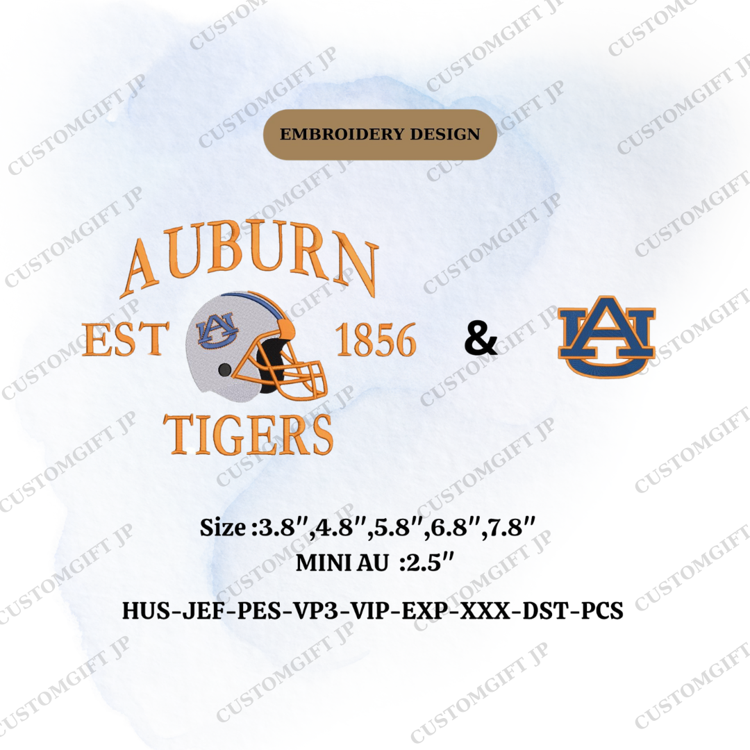 Auburn Tigers 2 designs state embroidery state embroidery city lover US embroidery state location designs 4 inch hoop