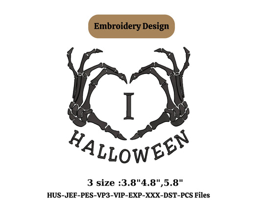 Skeleton Embroidery Design, Halloween Sweatshirt Decor, Funny Halloween, Spooky Embroidery,Cute Funny Skull, Spooky Season & Skeleton