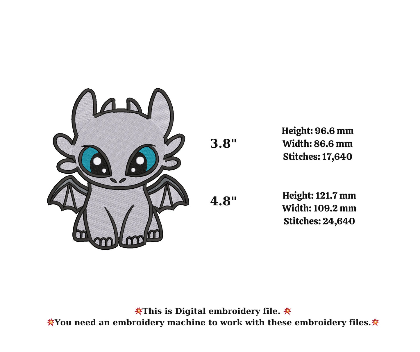 Toothless dragon couple embroidery design,embroidery couple,embroidery files,embroidery toothless dragon,couple designs,Cute Dragon Vector