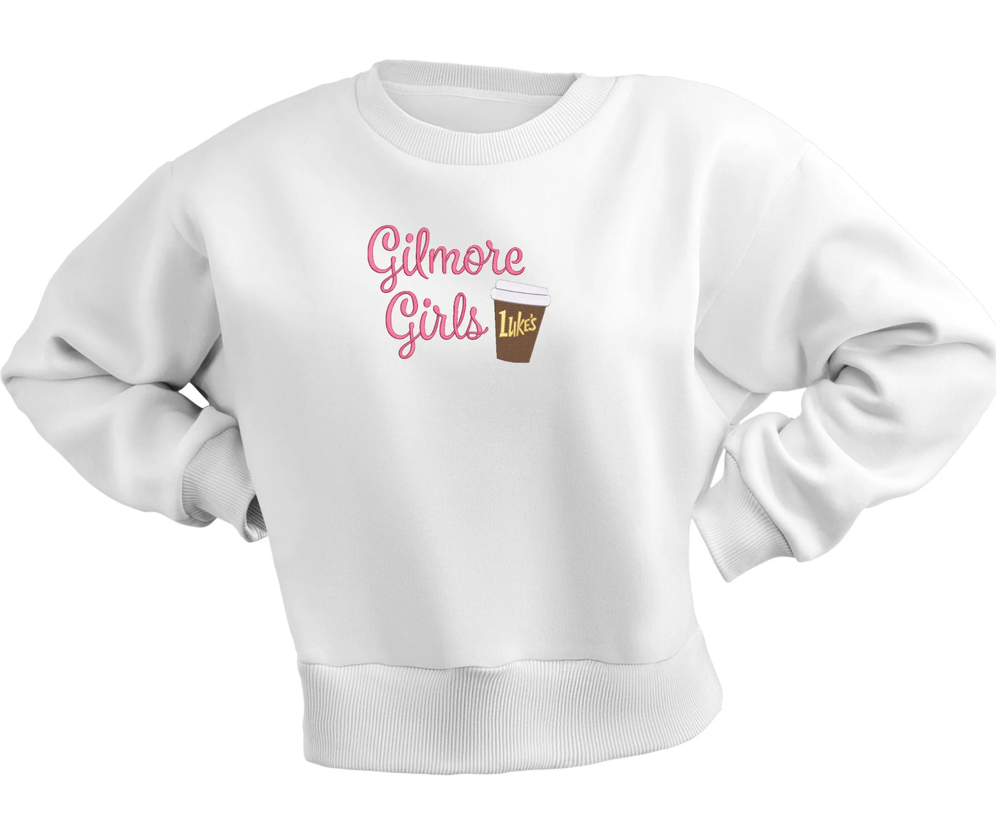 Gilmore Girl Luke'S coffee embroidery machine design Stars hollow Book embroidery Books embroidery coffee mug embroidery