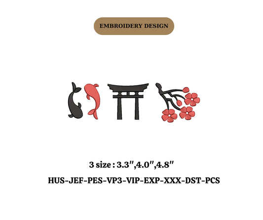 Japan embroidery Japanese Art Koi Fish Embroidery Hat Embroidery Embroidery Designs Mini Embroidery,Trendy Embroidery,Sakura Embroidery