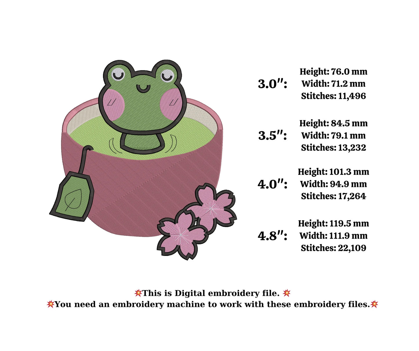 Frog embroidery Frog Art,Frog Shirt,Summer Embroidery,Froggy,Boy Embroidery,Mini Frog,Cute Frog Design, 4x4"hoop flower embroidery
