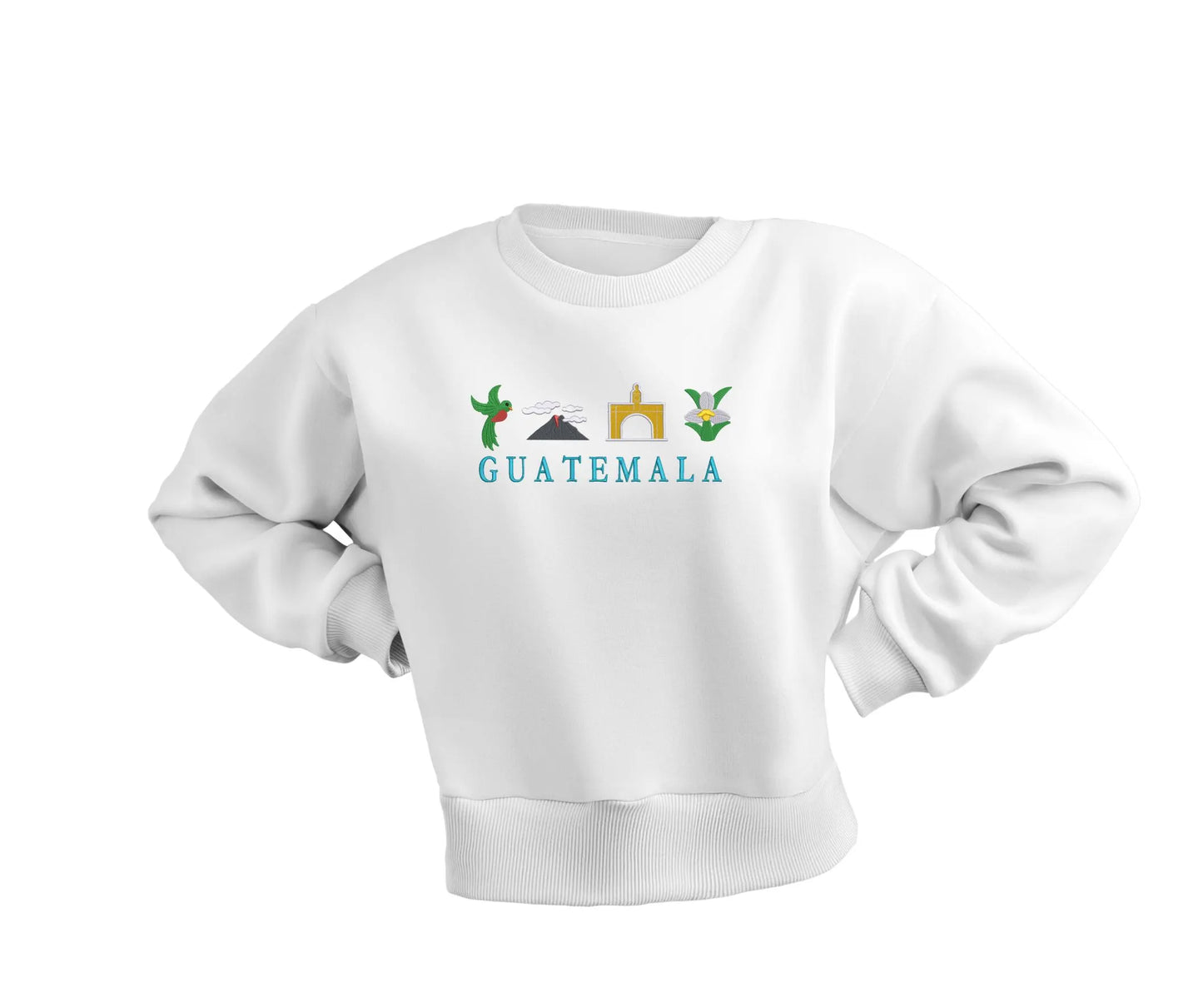 Guatemala Embroidery Design Monja Blanca Quetzal, Antigua Volcano Shirt, Atitlan Gift, Flag Lover, Hoodie