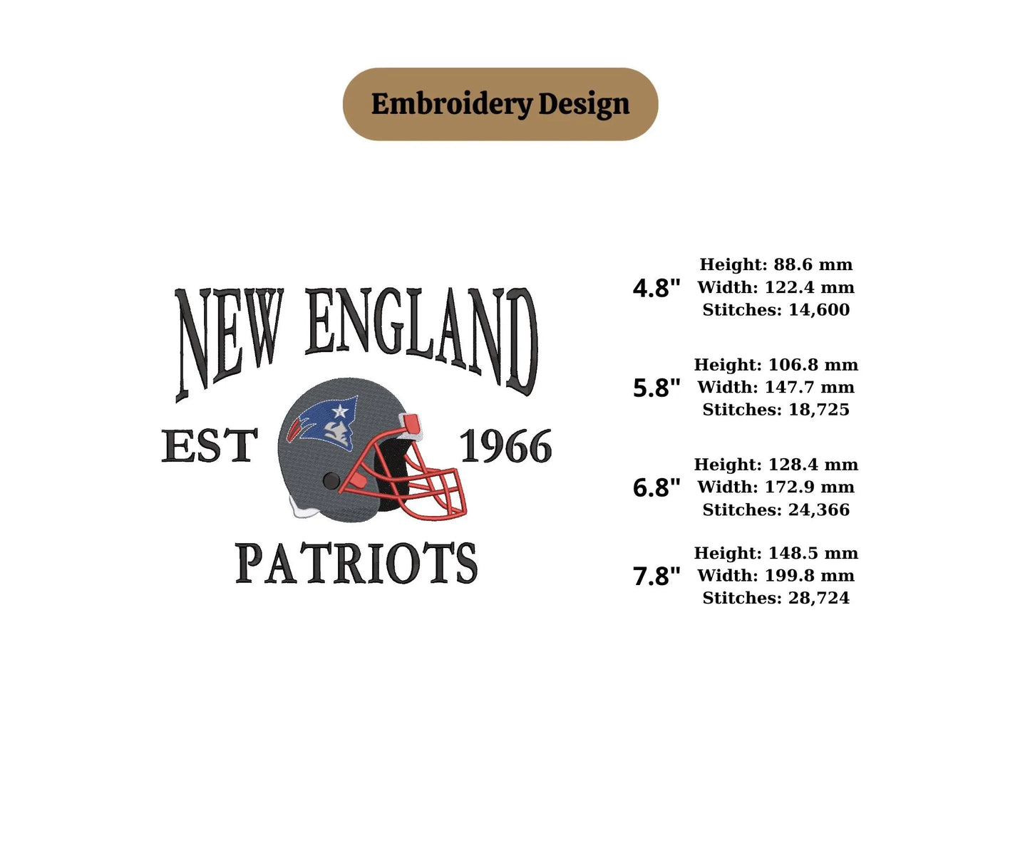 New England football embroidery  Basketball, Game Day Instant download Game Day Apparel