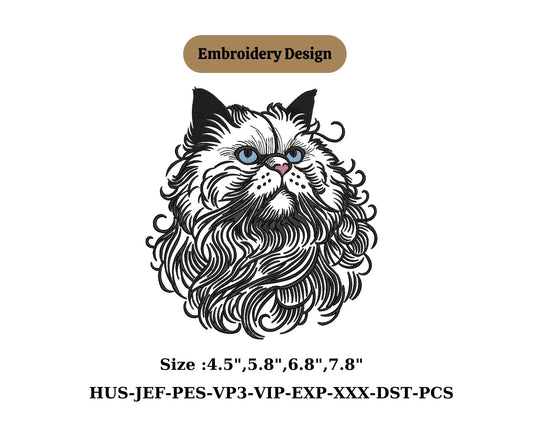 Cat embroidery embroidery machine design,animal embroidery machine
